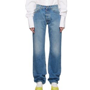 MAISON MARGIELA Blue Straight-Leg Jeans sz 28